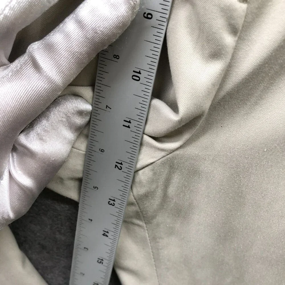 Vintage Lacoste Chino Pants Mens 32x27‎ Beige Tapered Leg Performance Golf